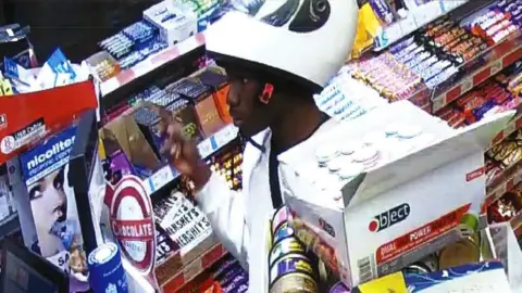 CPS Derryck John in petrol station