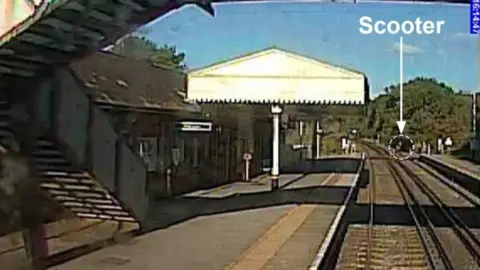 RAIB View from train CCTV