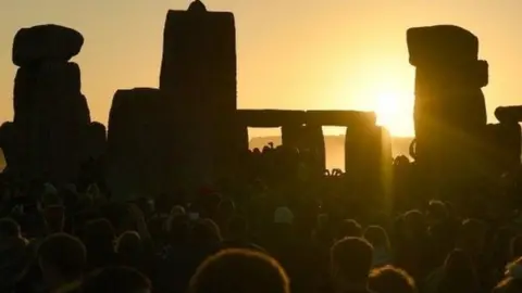 Sunrise over Stonehenge