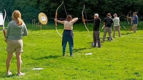 Merdon Bowmen Archery Club Archers at the Merdon Bowmen Archery Club