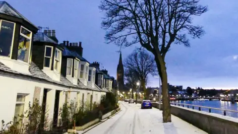 Snow in Inverness