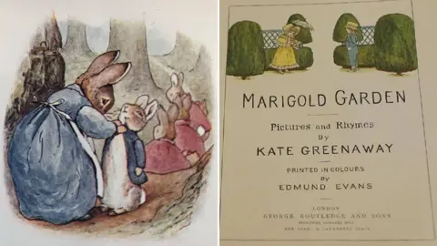 Homerton College/Cambridge University Peter Rabbit and Kate Greenaway interiors