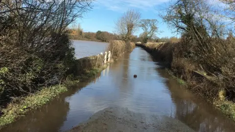 Wellington Fire Station The road between Atcham and Cross Houses