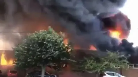 Luke Brooks Fire in North Hykeham