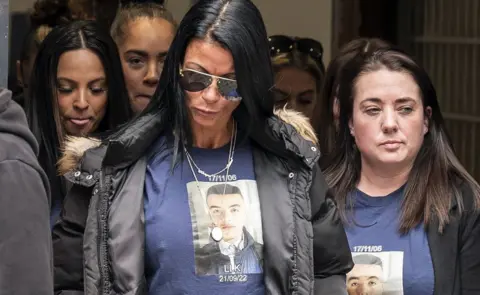 PA Media Charlie Mclean leaves Leeds Crown Court