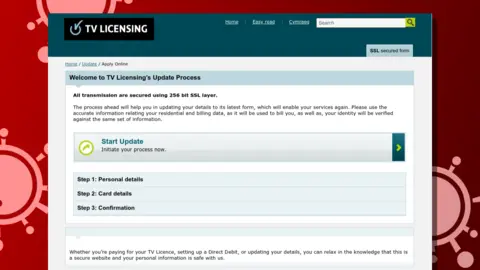 Ncsc Fake TV licensing website