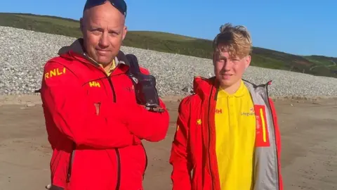 RNLI/Anya Walton Tom and Cai Owen