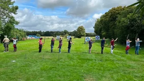 Merdon Bowmen Archery Club Archers at the Merdon Bowmen Archery Club