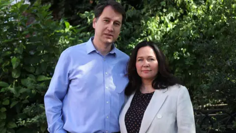 PA Media Tanya and Nadim Ednan Laperouse, the parents of Natasha, who died from a severe allergic reaction in 2016.