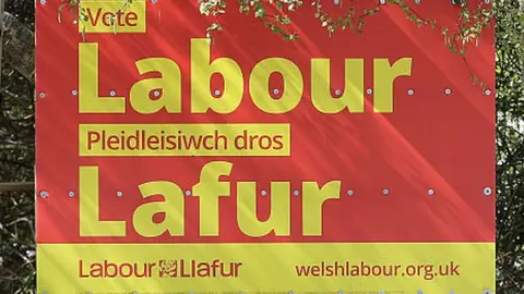 Getty Images Welsh Labour poster