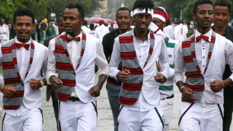 Getty Images Oromo protests in 2017 - Ethiopia