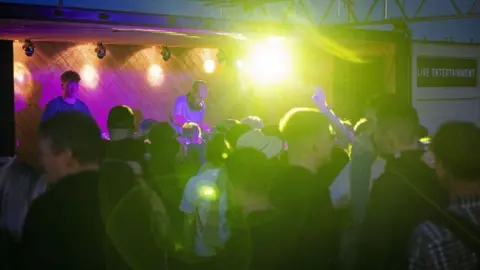 IOM TT RACES TT Grandstand fan park