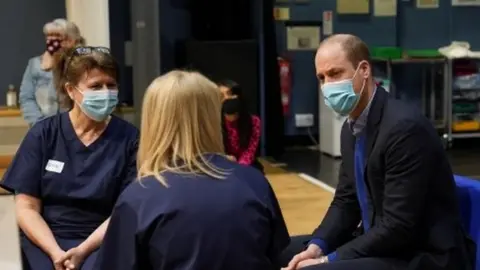 Reuters William, Duke of Cambridge visits King's Lynn Corn Exchange Vaccination Centre, in King's Lynn