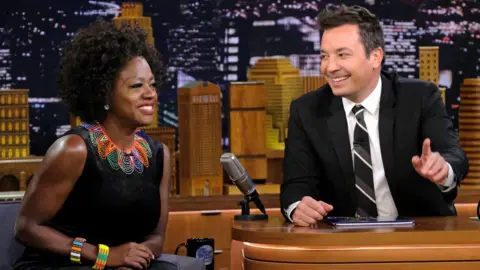 Getty Images Viola Davis and Jimmy Fallon