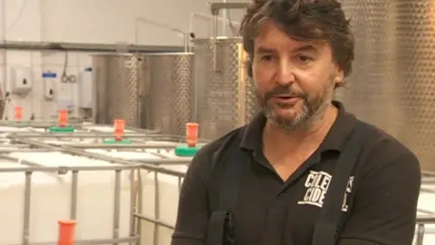 Steve Jackson from Colemans Cider in Driffield