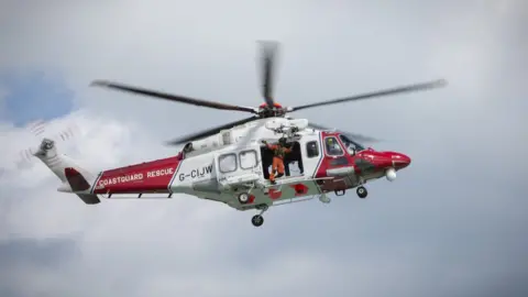 Getty Images HM coastguard helicopter