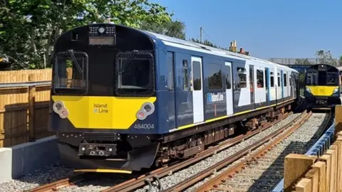 SWR New Island Line trains