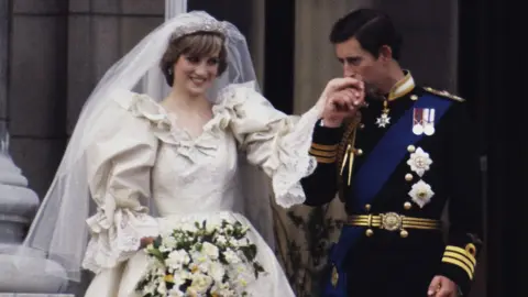 Getty Images Diana and the King