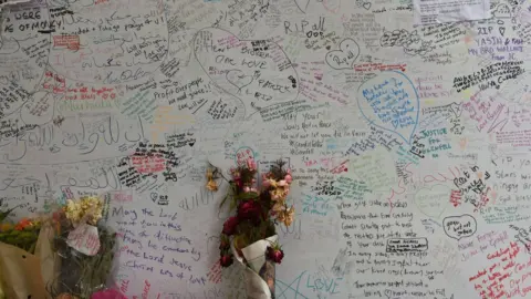 Grenfell memorial wall