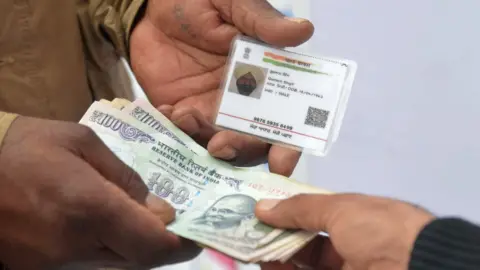 Getty Images Aadhaar card