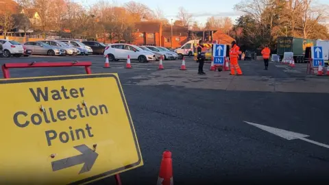 BBC Winchester bottled water station