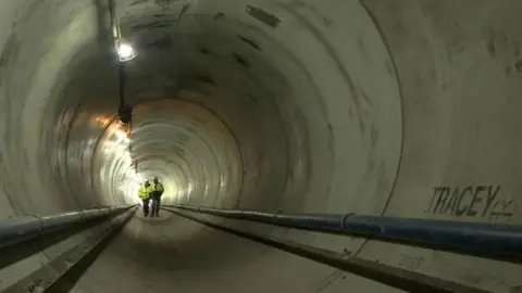 BBC Inside the Castlerigg tunnel