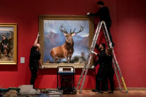 Jane Barlow/PA Media The Monarch of the Glen painting by Sir Edwin Landseer