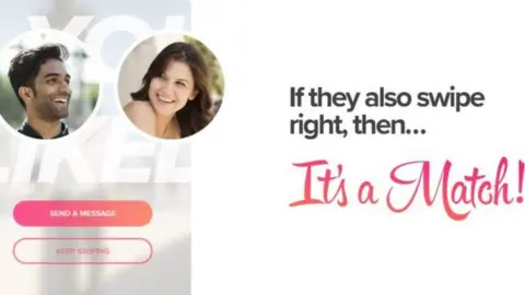 Tinder A Tinder 'It's a Match' screenshot