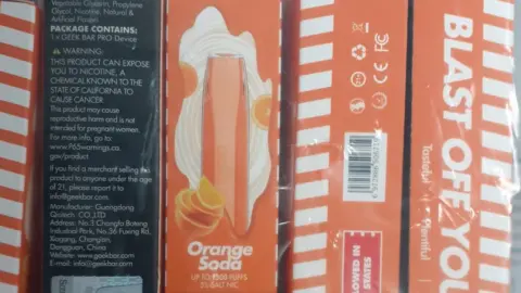 Nottingham City Council Seized vaping products