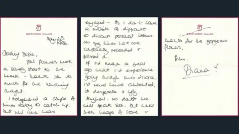 Princess Diana's letters sell for £145,550 at Cornwall auction