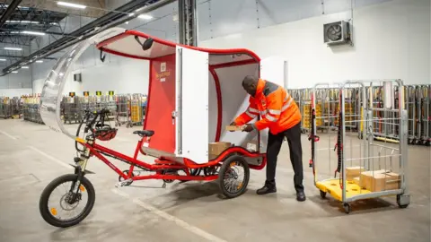 Royal Mail Electric trikes are being introduced by the Royal Mail