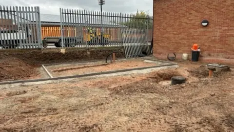 Diocese of Coventry The plot where the community garden will be