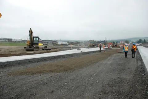 Coutesy Lac-Megantic  Lac-Megantic reconstruction workers