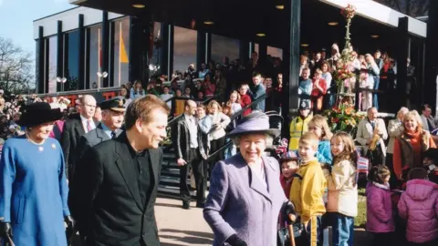 Historic England The Queen visits The Queens Theatre in Hornchurch