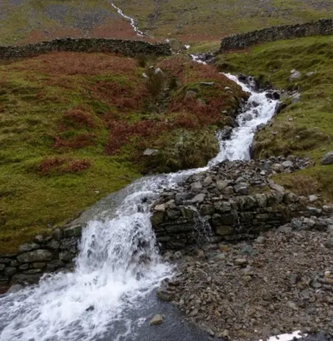 Cumbria County Council Drainage problems at Kirkstone Pass, Cumbria