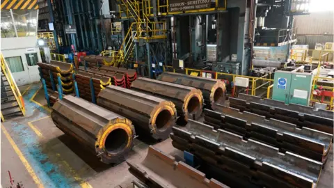 Getty Images Liberty Steel Pipe Mill in Hartlepool