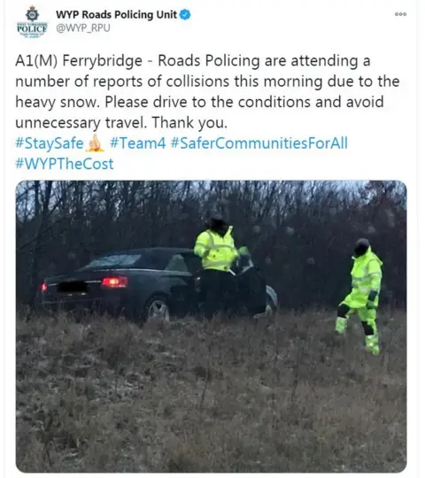 WYP_RPU West Yorkshire Police tweet