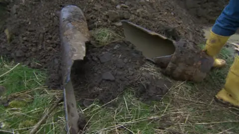 BBC The damaged pipe