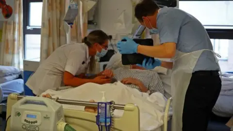 Reuters Hospitals have been helping patients communicate with relatives who cannot visit them