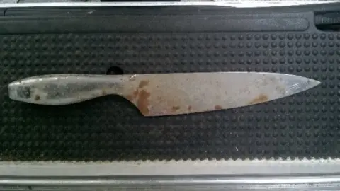 Sgt Ben Dimmock A knife