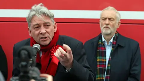 PA Media Richard Leonard and Jeremy Corbyn