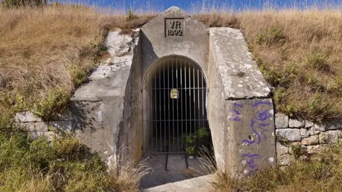 Historic England High Angle Battery on Portland
