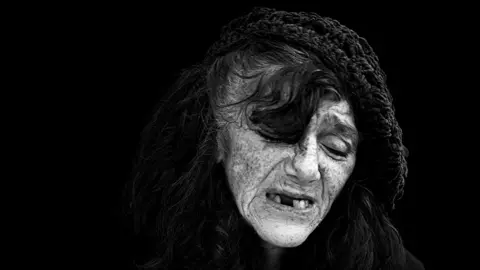 Leah Denbok Portrait of a homeless woman