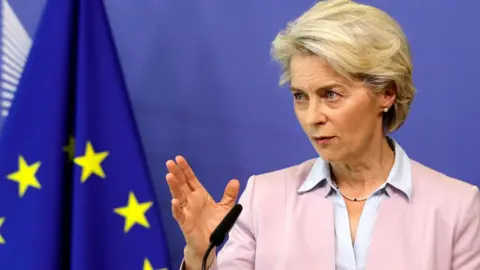 EPA/REX/Shutterstock Ursula von der Leyen, 7 Sept 2022