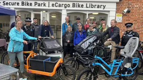 Colchester City Council People with e-bikes