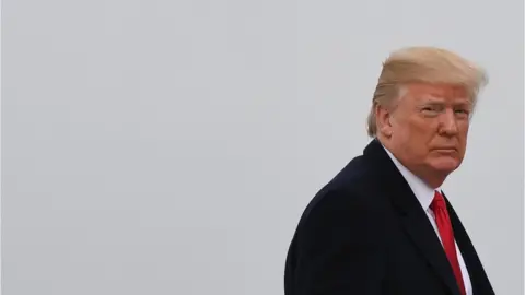 Getty Images Donald Trump boarding Air Force One