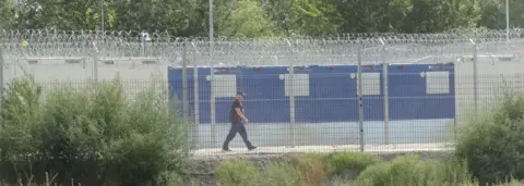 Hungarian border with Serbia on 6 Sept 2017