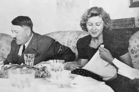 Getty Images/Bettmann Adolf Hitler and Eva Braun