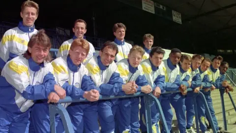 Leeds United in 1990 Varley Picture Agency