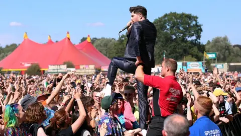 Getty Images Sam McTrusty at Reading Festival